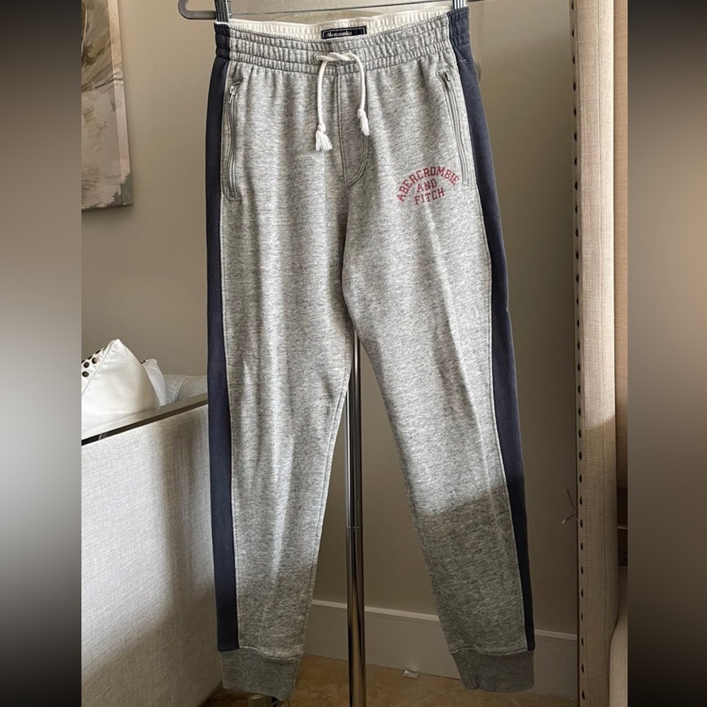 abercrombie & fitch Mens Light Grey Sweatpants XS
